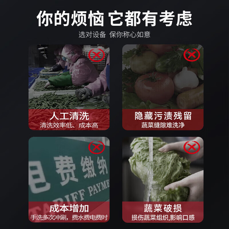 麥大廚商用洗菜機1.2米三合一多功能(氣泡、臭氧、加熱)洗菜機