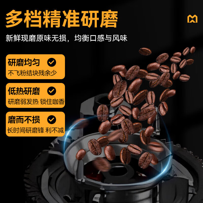  麥大廚B22系列標(biāo)準(zhǔn)款家用無底座1.5kw全自動咖啡機(jī) 