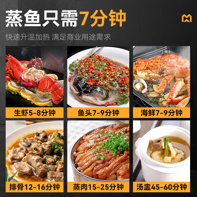 麥大廚商用蒸柜1200mm標(biāo)準(zhǔn)燃?xì)饪钊T海鮮蒸柜